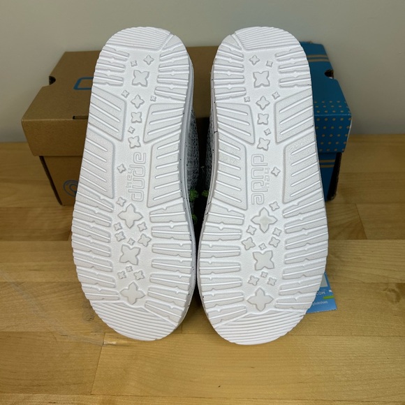 Hey Dude Wally Youth Sox Stone White US Kid's 11 - Picture 4 of 10